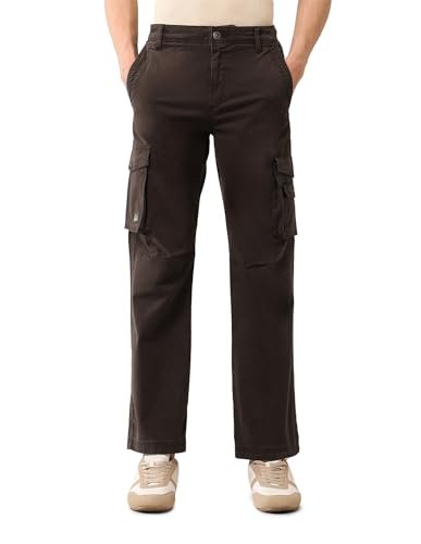 U.S. Polo Assn. Denim Co. Men's Straight Casual Pants (UDTRO0269_Brown
