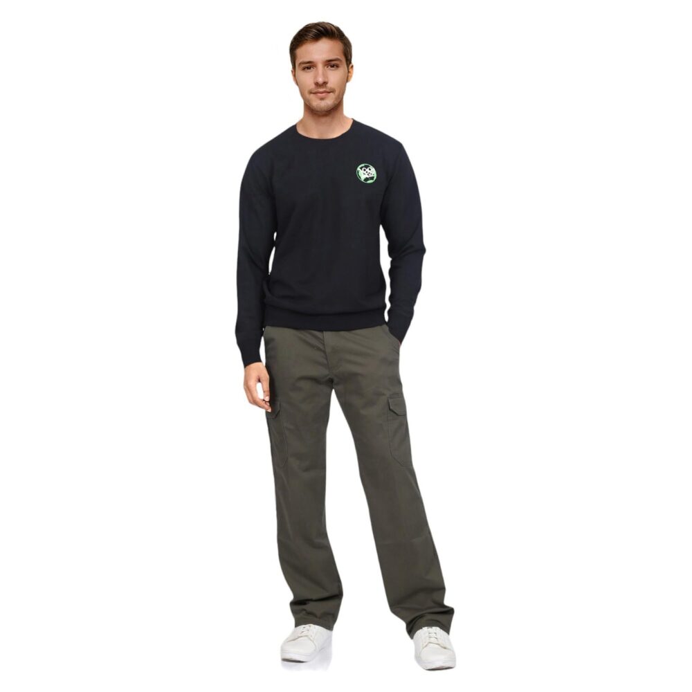 Lee Men's Regular Fit Pants (LMTR003755_Olive Green_30) - Image 4