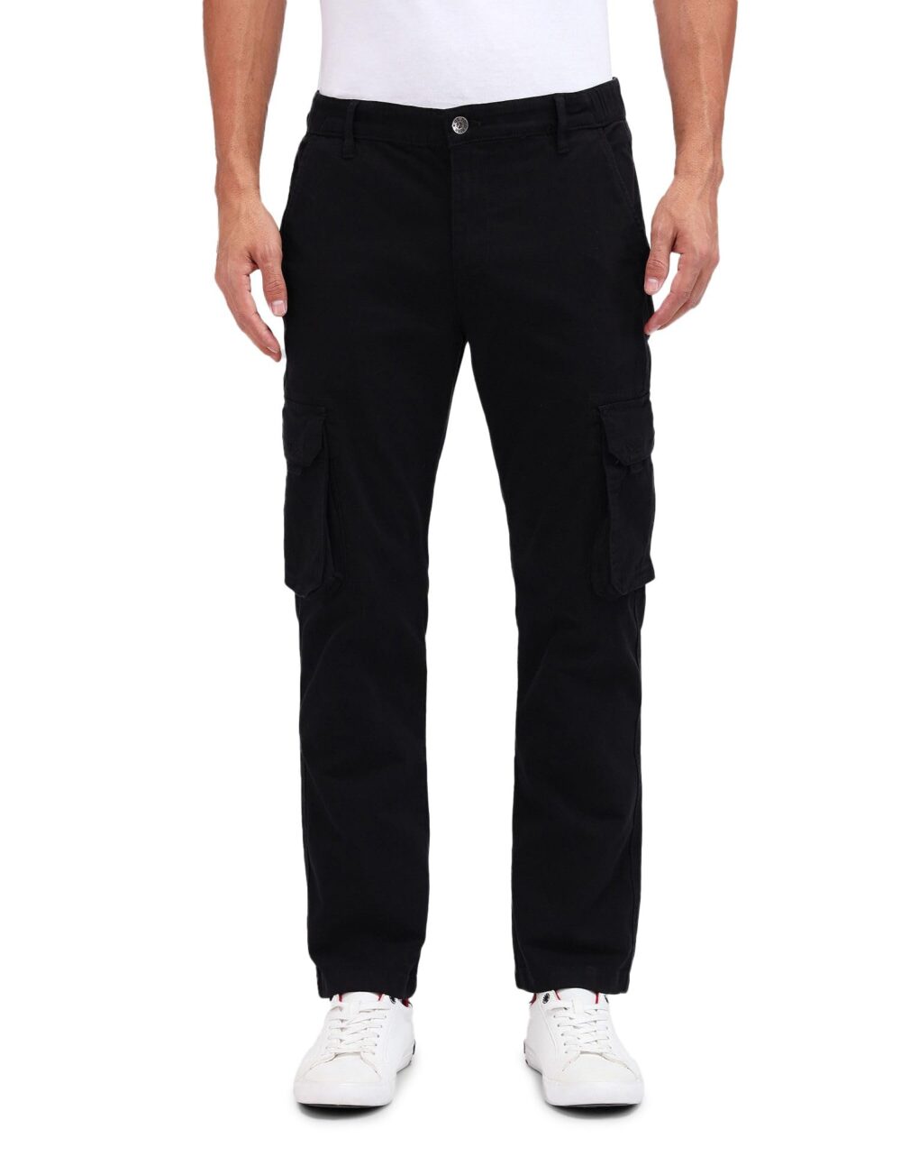 U.S. Polo Assn. Denim Co. Men's Relaxed Casual Pants (UDTRO0222_Black