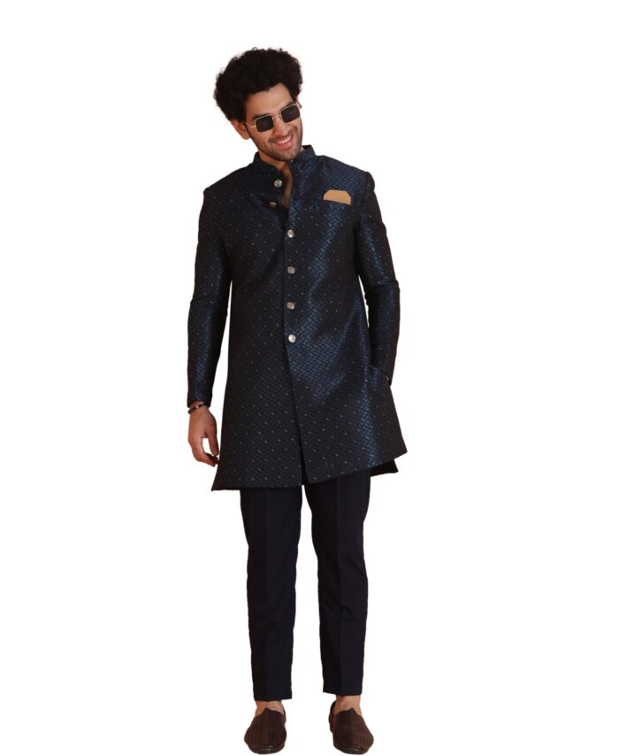 KISAH Mens Pure Cotton Kurta - Traditional Ethnic Wear Kurta for Men for Weddings & Festivals, Royal Blue, 40