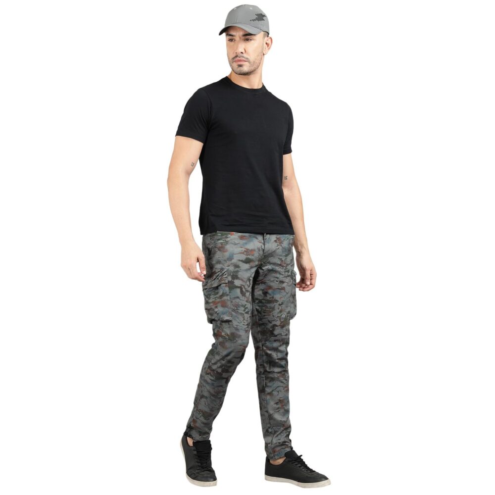 Royal Enfield ADV. CAMO Cargo Grey CAMO (36") 91 CM | Material: 50% COTT 50% Nylon | Fabric: Ripstop 210.0 GSM | Type: Cargo | Style : ADV. CAMO Cargo | Gender: Men's - Image 4