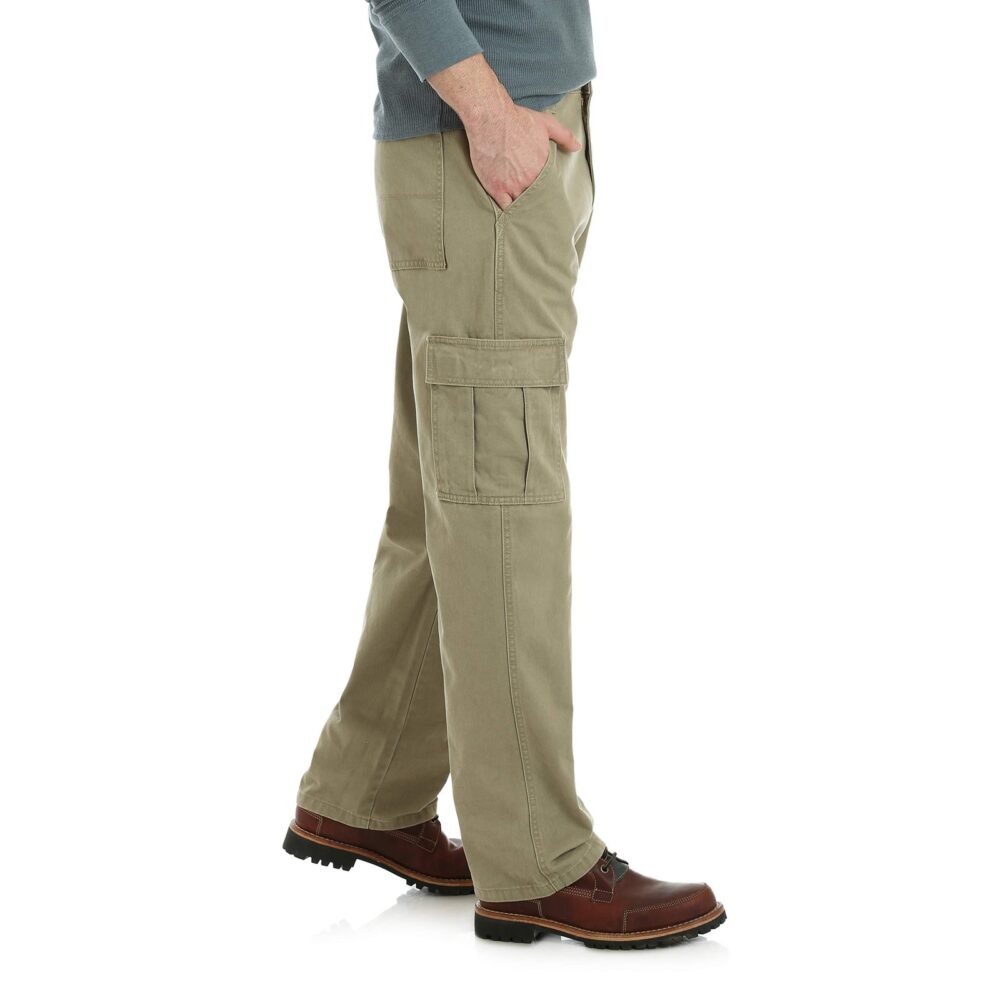 Wrangler Men's Authentics Classic Cargo Pant, British Khaki Twill, 29x30 - Image 5