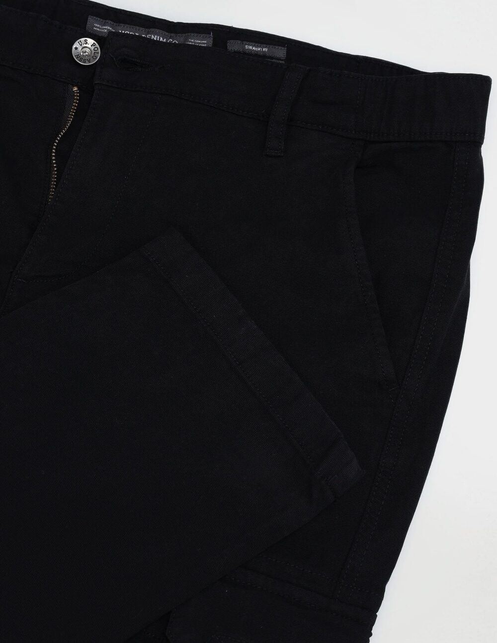 U.S. Polo Assn. Denim Co. Men's Relaxed Casual Pants (UDTRO0222_Black - Image 5