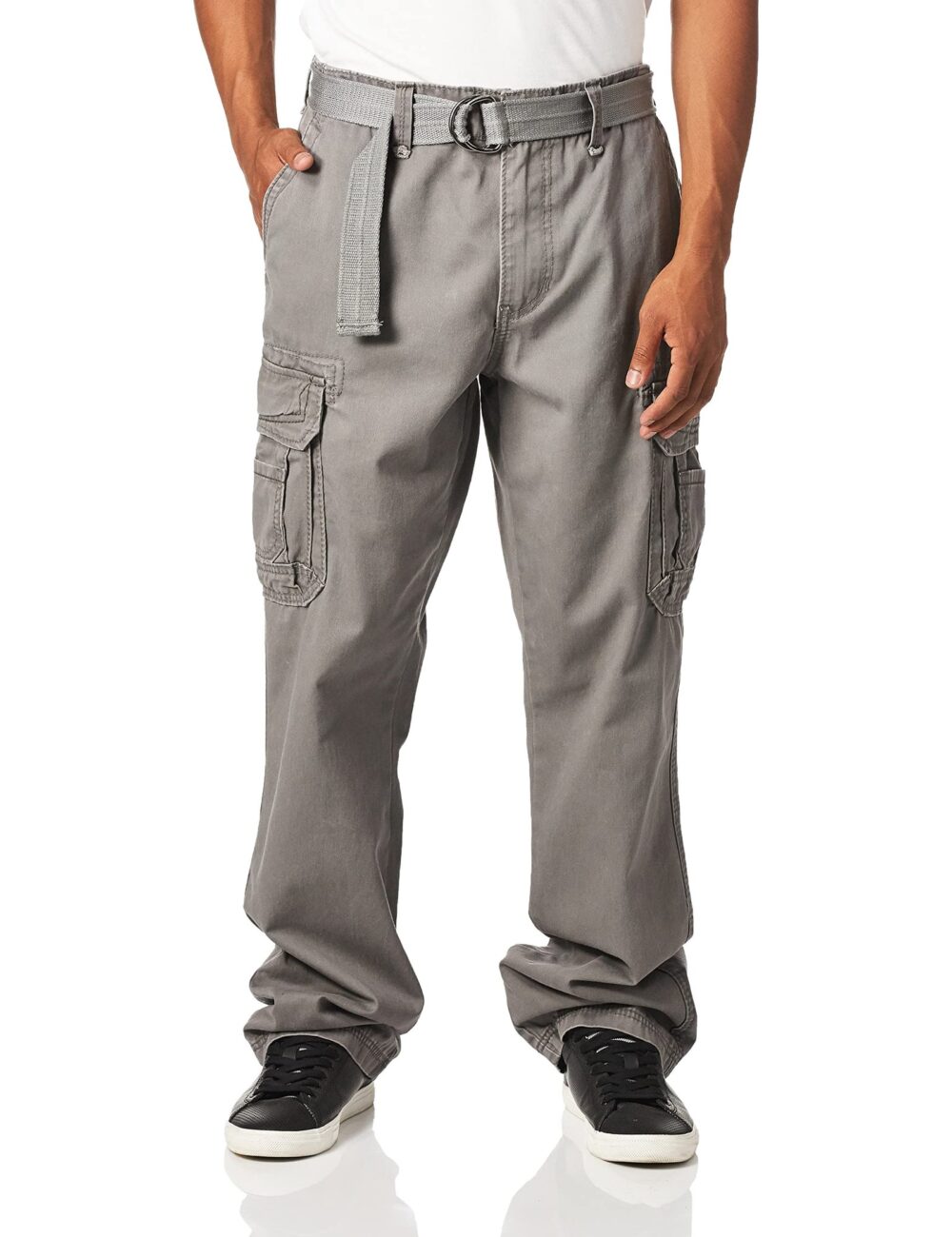 UNIONBAY Men's Survivor Iv Relaxed Fit Cargo Pant-Reg and Big and Tall Sizes, Grey Goose, 44W x 32L - Image 4