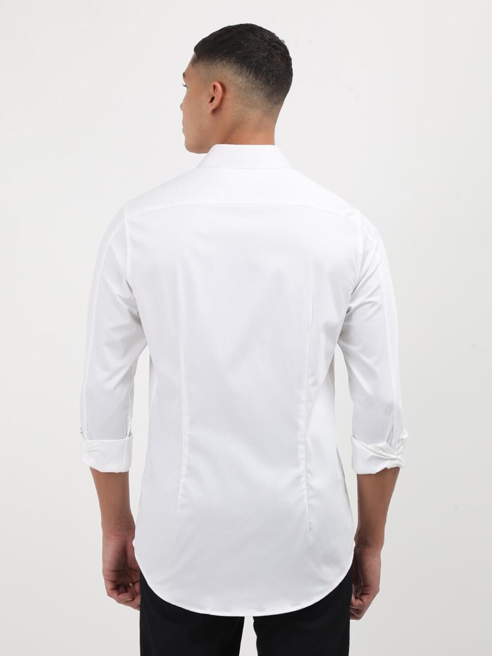 Calvin Klein Jeans Men's Slim Fit Shirt (J327435YAF White - Image 7