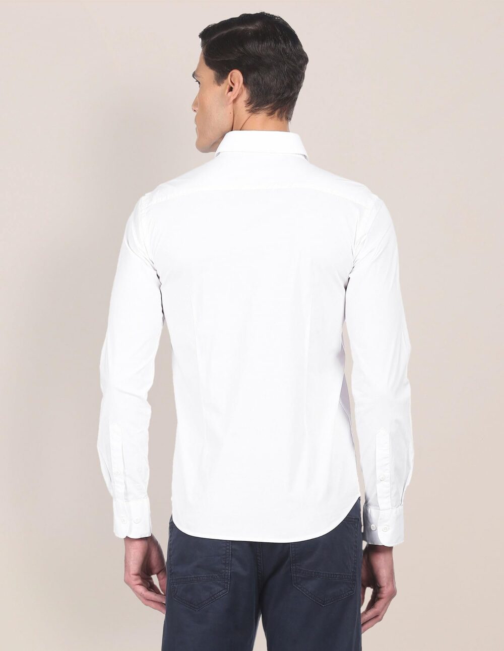 U.S. POLO ASSN. Men's Regular Fit Shirt (USSHC0051_White_Small_White_S) - Image 4