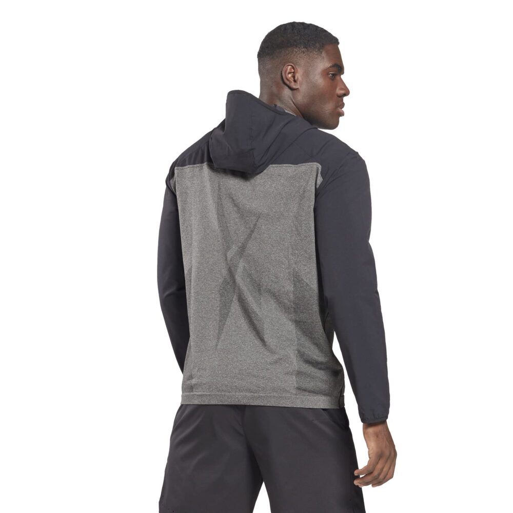 Reebok Men Hoodies Black/White - Image 2