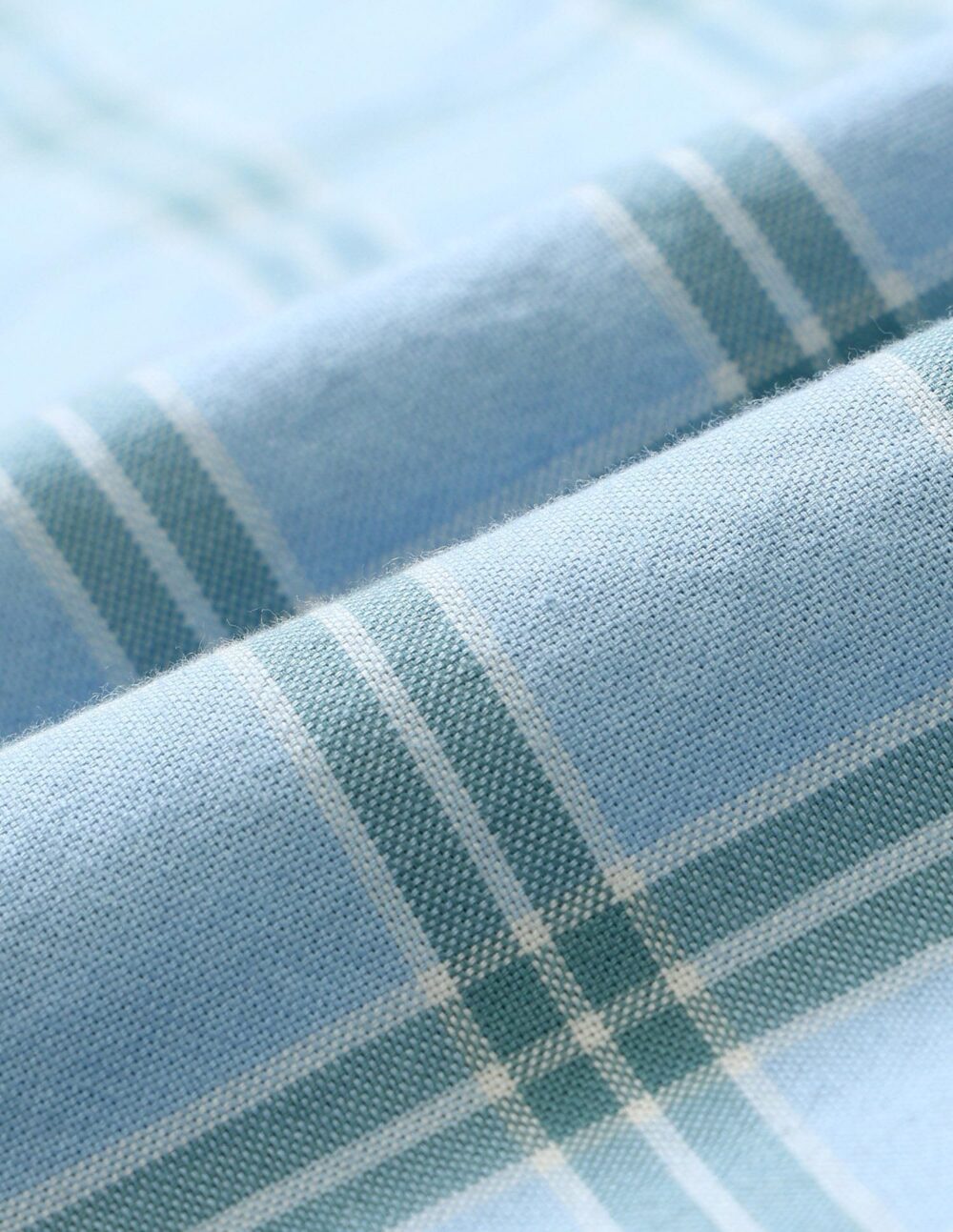 U.S. POLO ASSN. Men's Checked Tailored Fit Shirt (USSHTFX0589_Light Blue - Image 6