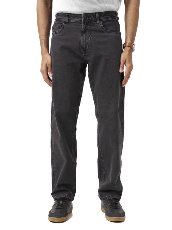 The Pant Project Relaxed Fit Stretchable Mid Rise Jeans for Men | Mens Stylish Denim Cotton Pants