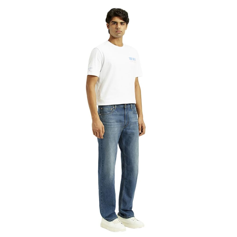 Levi's Men's Relaxed Jeans (005RF-0006_Mid Indigo - Image 4