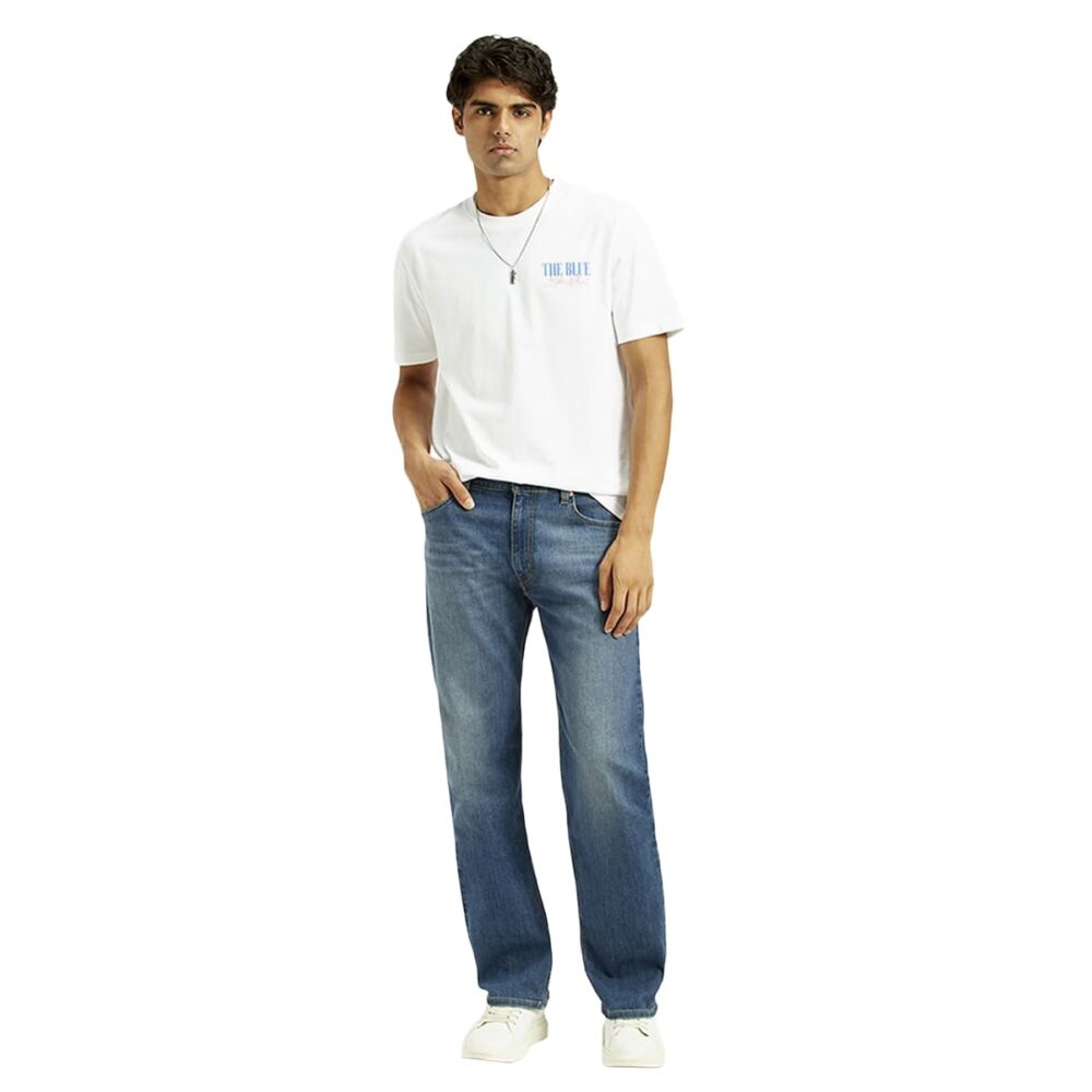 Levi's Men's Relaxed Jeans (005RF-0006_Mid Indigo - Image 3