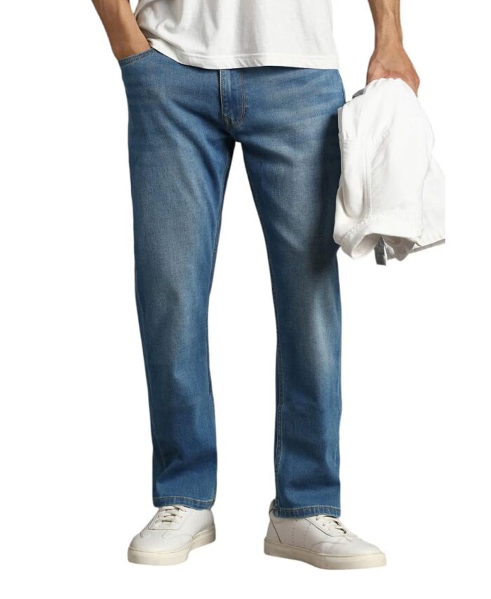 Louis Philippe Men's Slim Jeans (LRDNNRGFU78719_Blue
