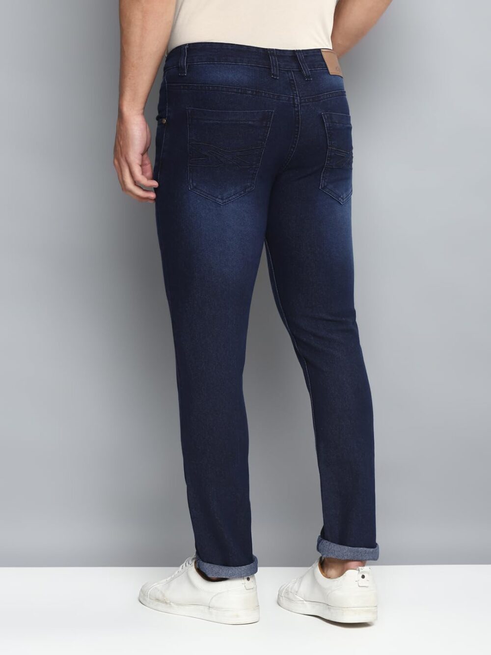 Allen Cooper Denim Jeans for Men(ACDNM-103-30) Deep Blue - Image 8