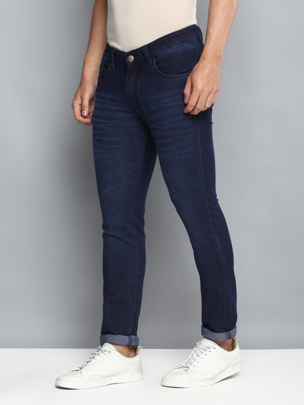 Allen Cooper Denim Jeans for Men(ACDNM-103-30) Deep Blue - Image 7