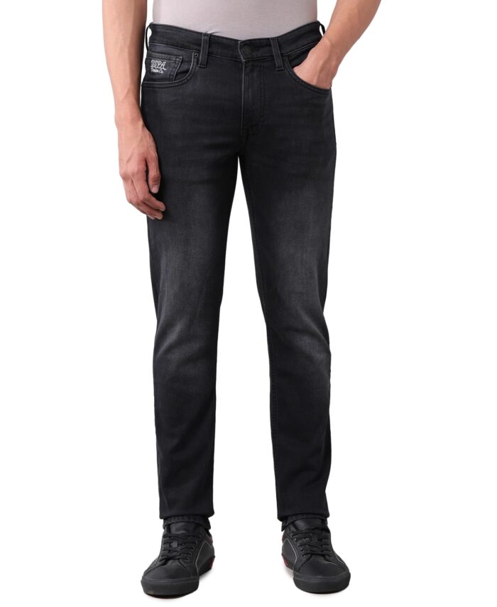 U. S. POLO ASSN. Men's Slim Jeans (UDJENO2284_Black