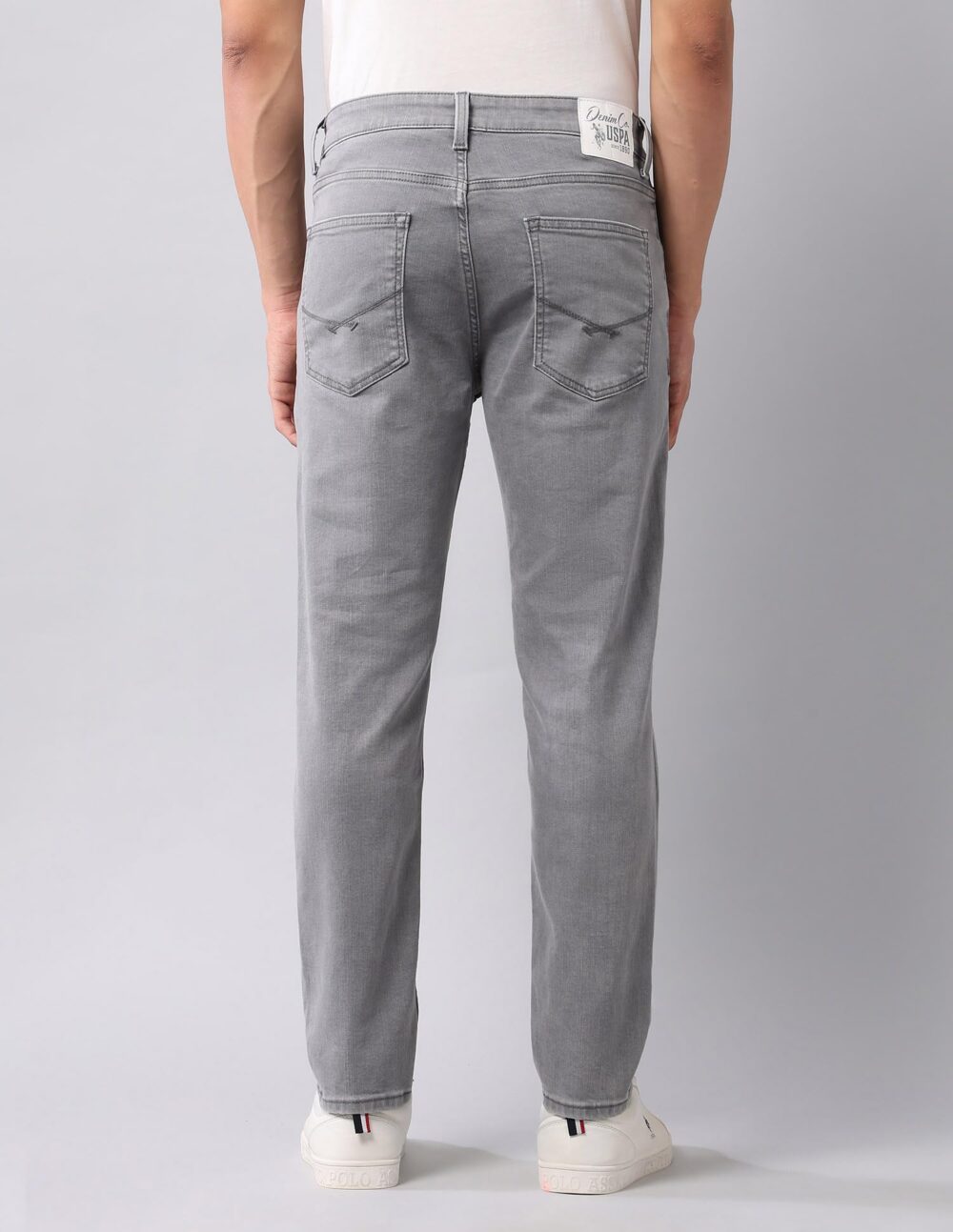 U. S. POLO ASSN. Men's Regular Jeans (UDJENO2358_Grey - Image 5