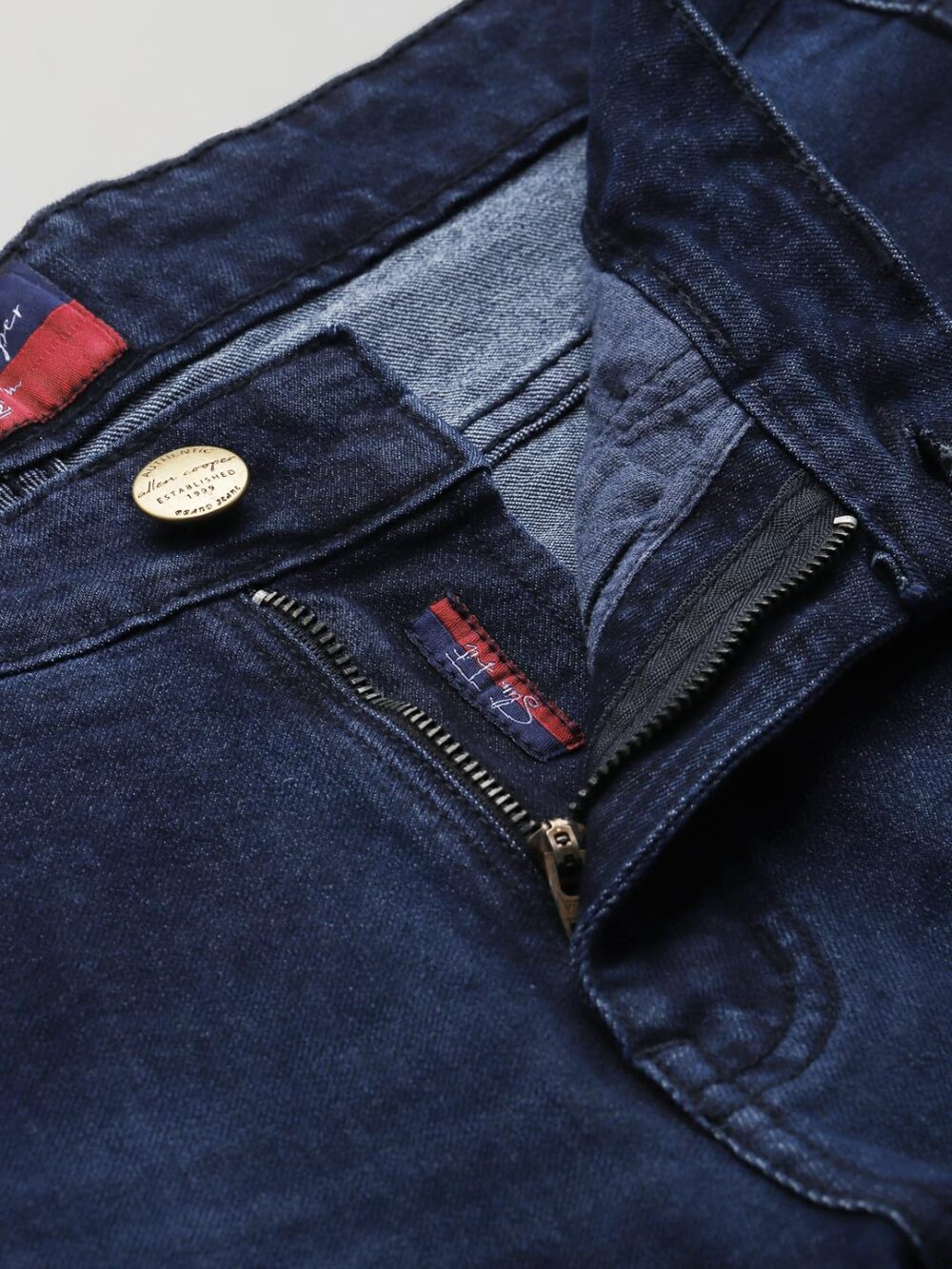 Allen Cooper Denim Jeans for Men(ACDNM-103-30) Deep Blue - Image 2