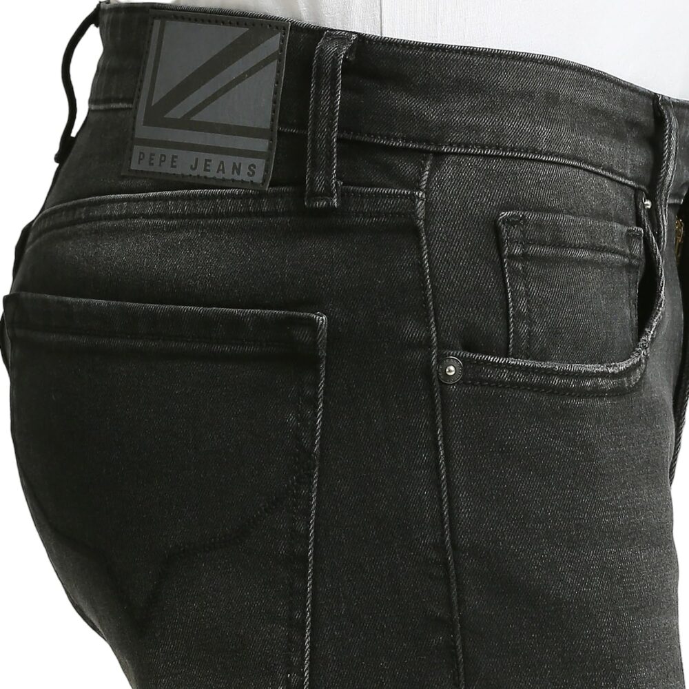 Pepe Jeans Men's Slim Jeans (PM207939Q013_Black Used - Image 4